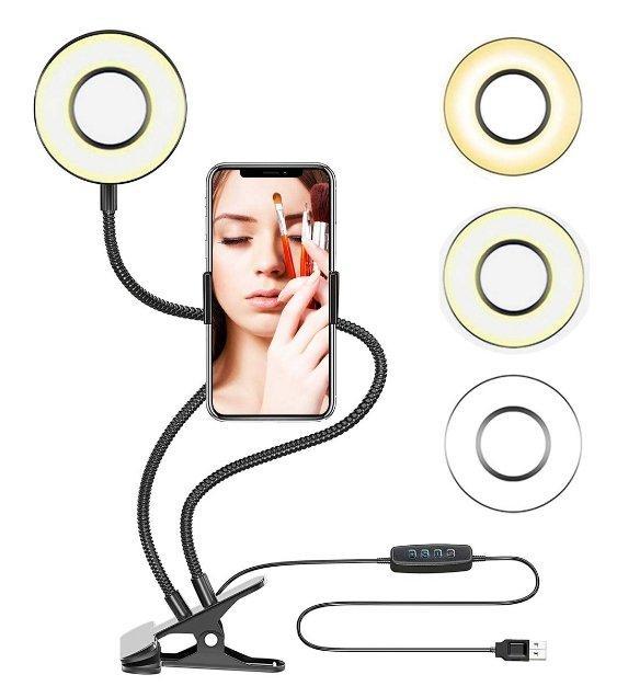 Ring Light Selfie Cell Phone Holder with Stand