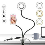 Ring Light Selfie Cell Phone Holder with Stand
