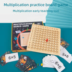 Wooden Montessori Multiplication Board Game