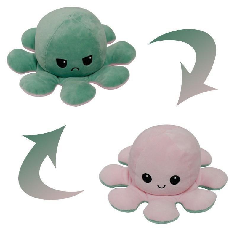 Reversible Octopus Plush Toy