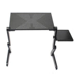 Adjustable Folding Laptop Table With Mouse Holder