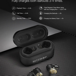 Wireless Bluetooth 5.0 Heavy Bass Stereo Earbuds With Built In Microphone