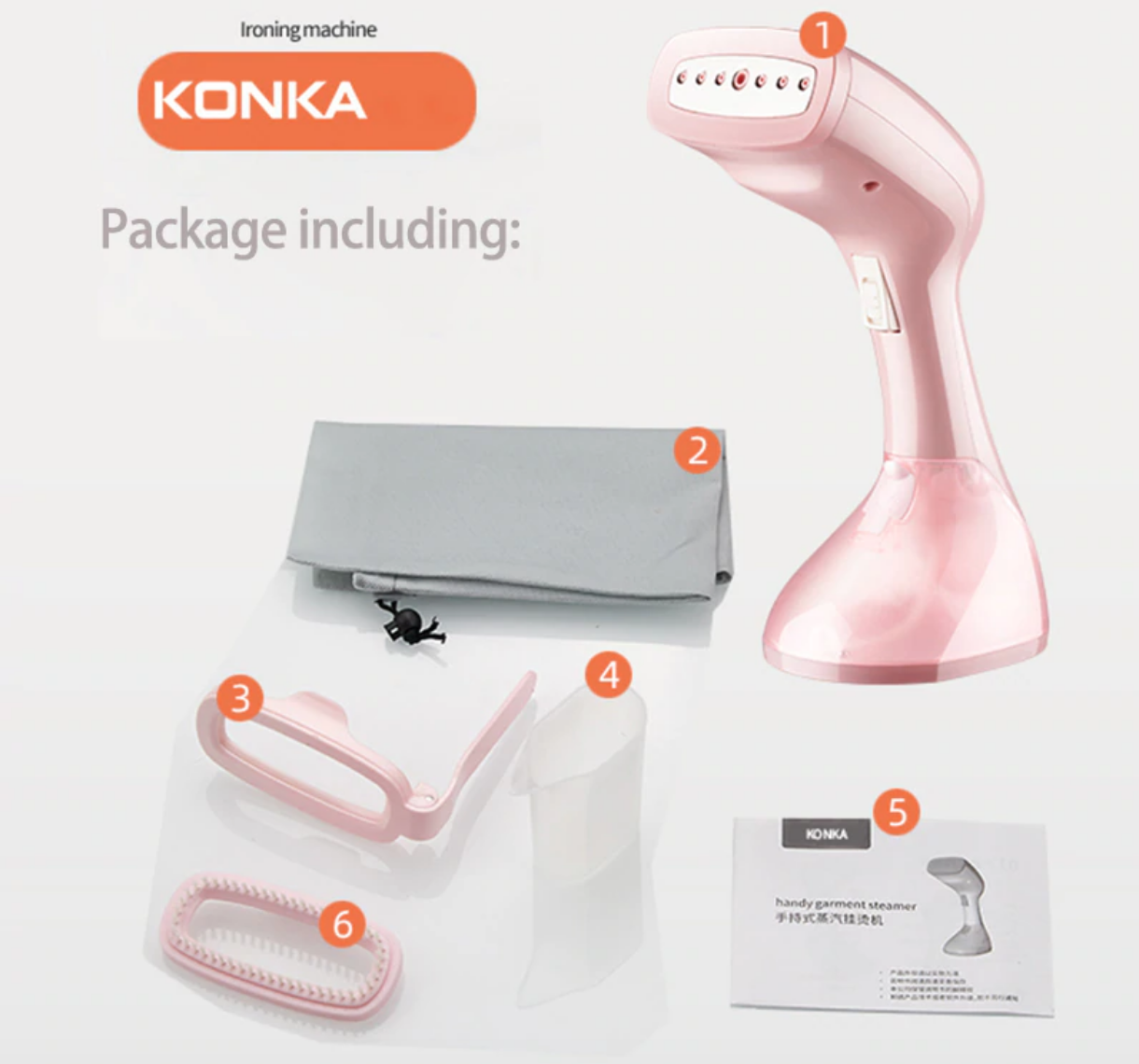 Portable Handheld Garment Steamer 1500W