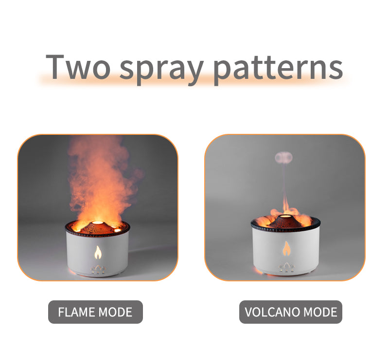 Volcano Flame Lamp Essential Oil Diffuser