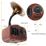 Retro Phonograph Bluetooth Speaker