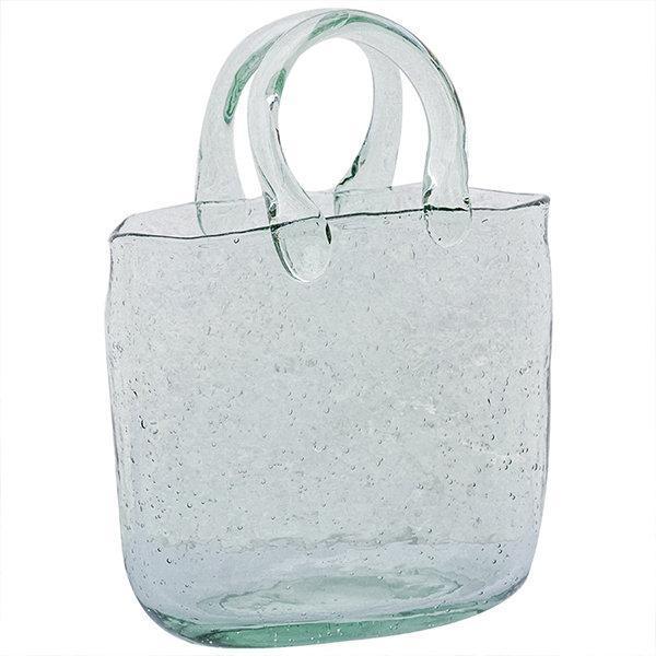 Nordic Transparent Handbag Glass Vase