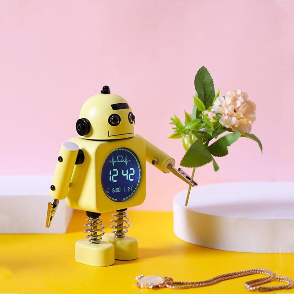 Smart Robot Digital Alarm Clock