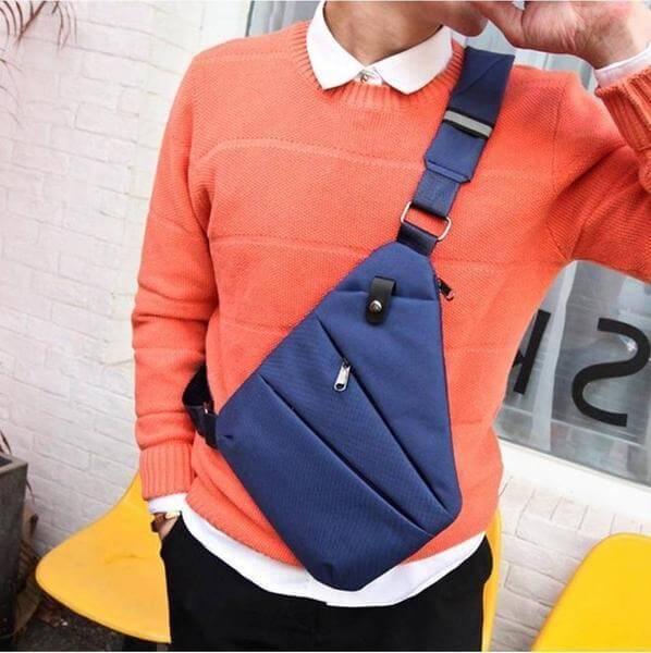 Premium Bag Bag Trendy Household Blue 