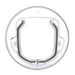 4 Ways Round Transparent Flap Pet Door