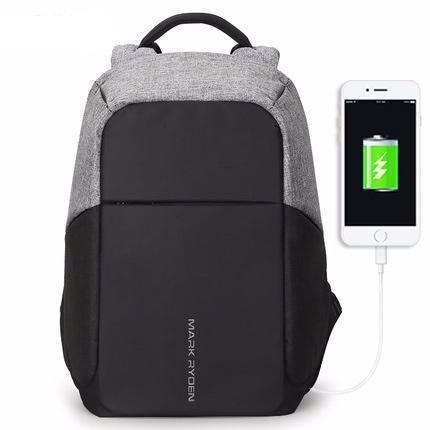 Anti Theft USB Charging Computer Backpack