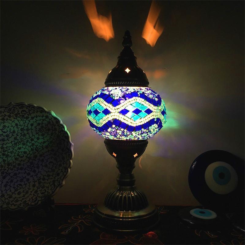 Turkish Mosaic Vintage Art Table Lamp