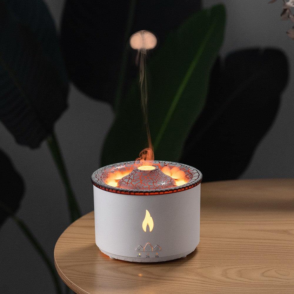 Volcano Flame Lamp Essential Oil Diffuser