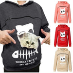 Cat Lovers Hoodie Kangaroo Pouch