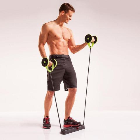 Gym Trainer Abs Wheel Roller Abdominal Muscle Trainer