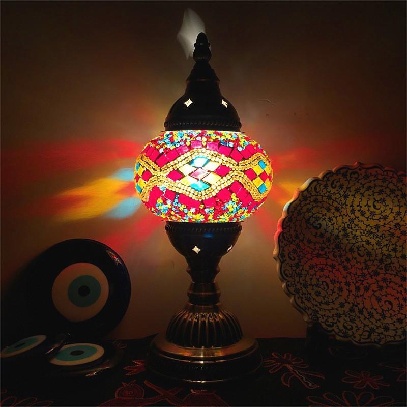 Turkish Mosaic Vintage Art Table Lamp