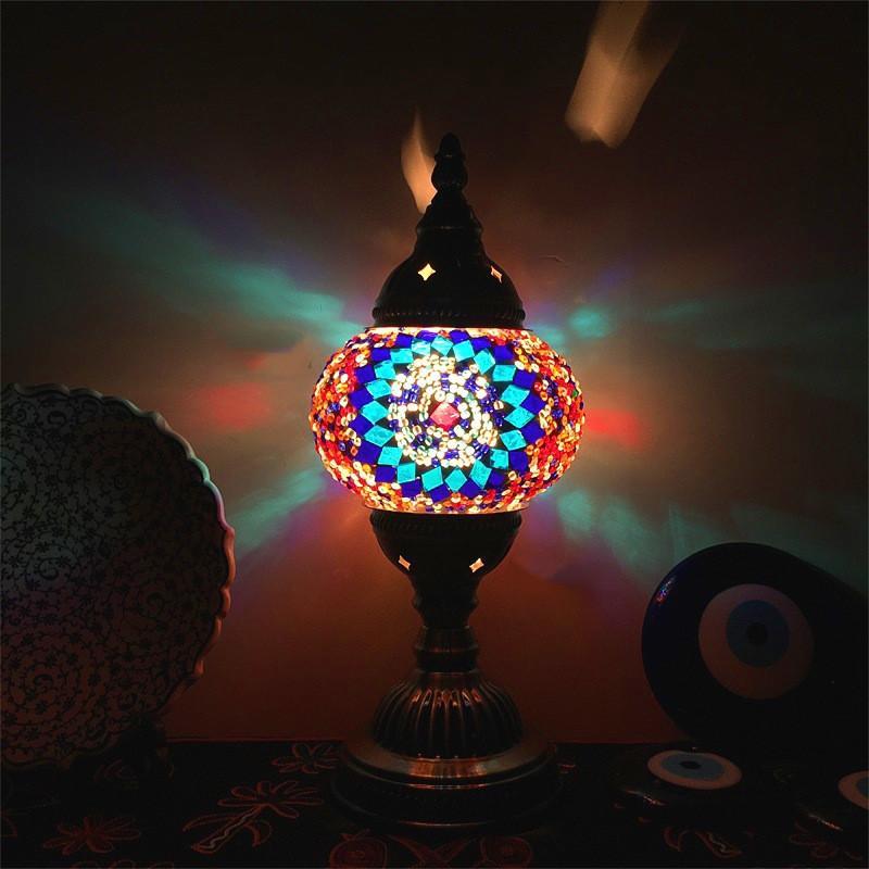 Turkish Mosaic Vintage Art Table Lamp