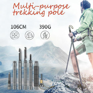 Ultralight Aluminum multi-purpose trekking pole