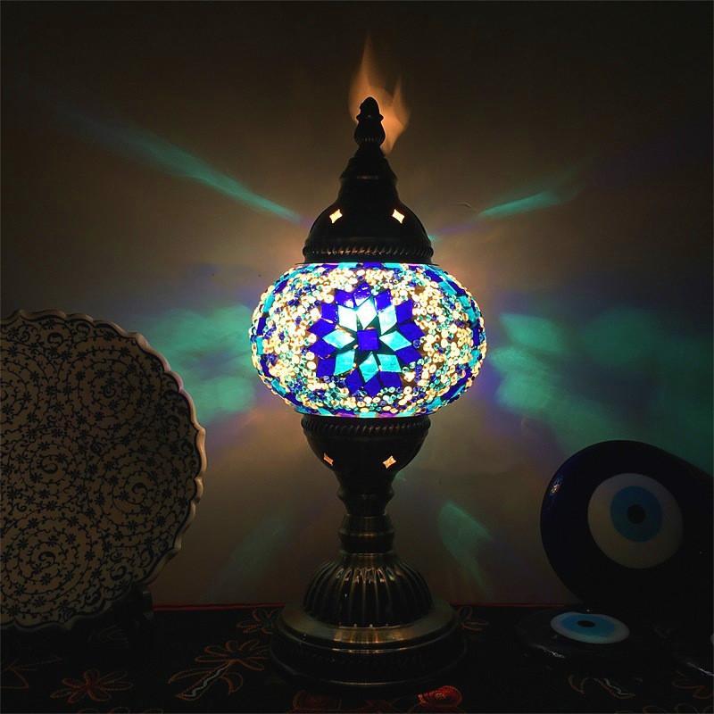 Turkish Mosaic Vintage Art Table Lamp