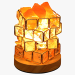 Rubik's Cube Himalayan Crystal Salt Lamp