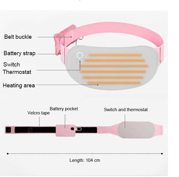 Menstrual Cramp Relief Heated Belt (2 colors)