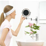 Vanity Magnifying Bathroom Makeup Mirror with LED Light