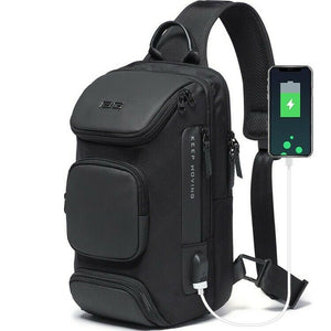 Men's USB Charging Crossbody Chest Bag