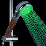 Color Changing LED Negative Ions Shower Head