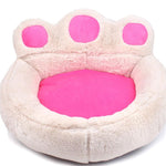 Paw Shaped Plush Pet Bed