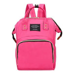 Diaper Backpack diaper backpack Trendy Household Dark Pink 