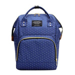 Diaper Backpack diaper backpack Trendy Household Dot Blue 