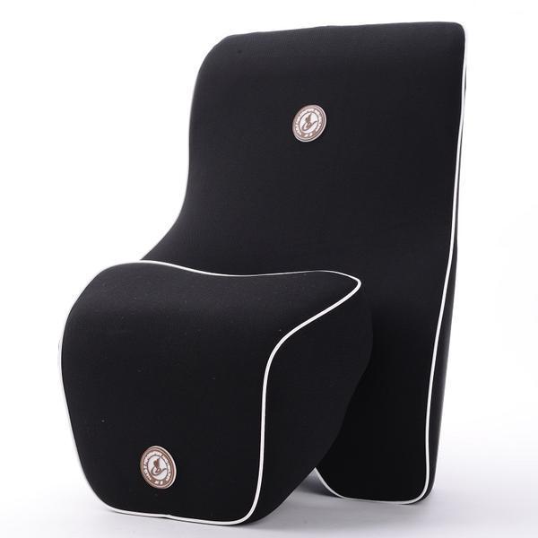 Car Lumbar Support with Head Rest Pillow
