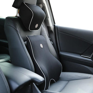 Car Lumbar Support with Head Rest Pillow