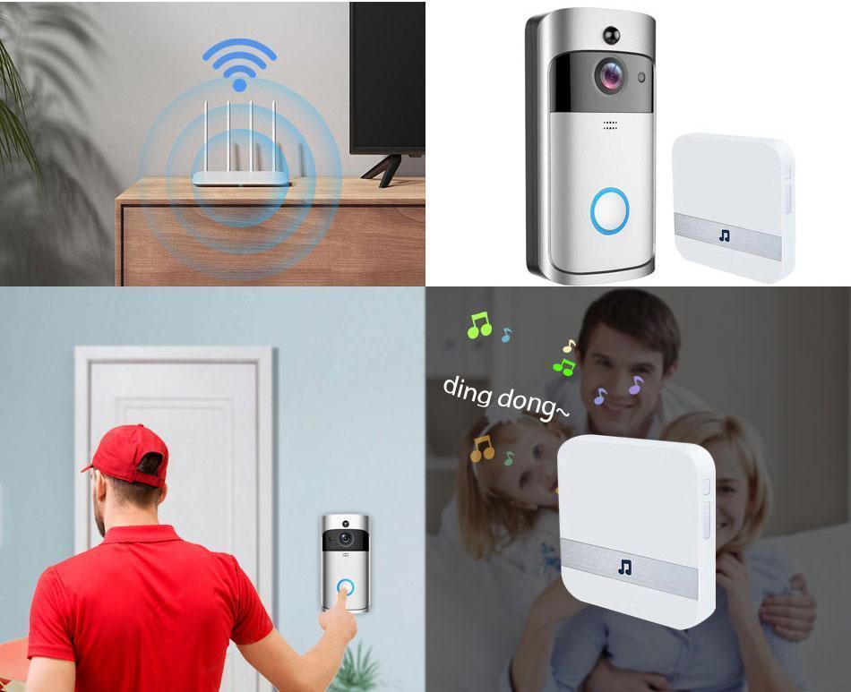 Smart WI-FI Video Doorbell Security Camera