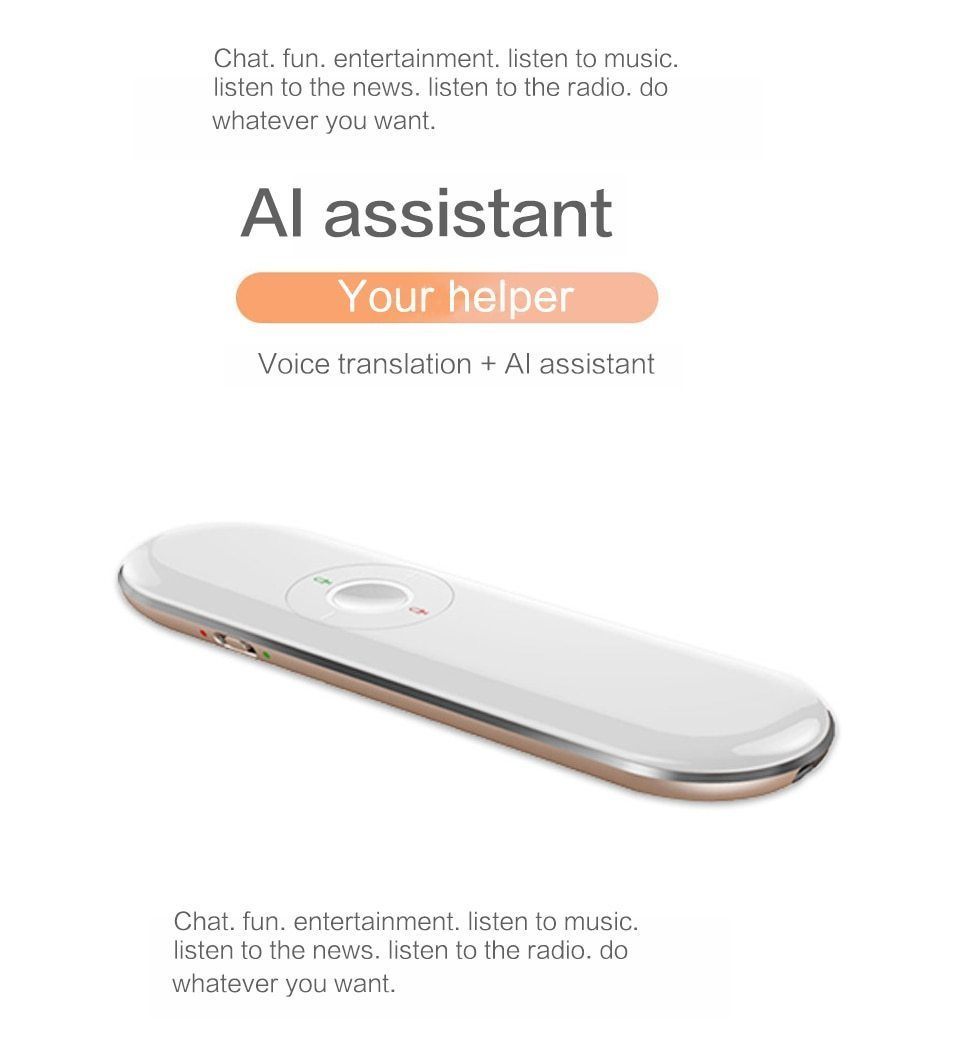 Smart Portable Voice Translator - Over 40+ Languages