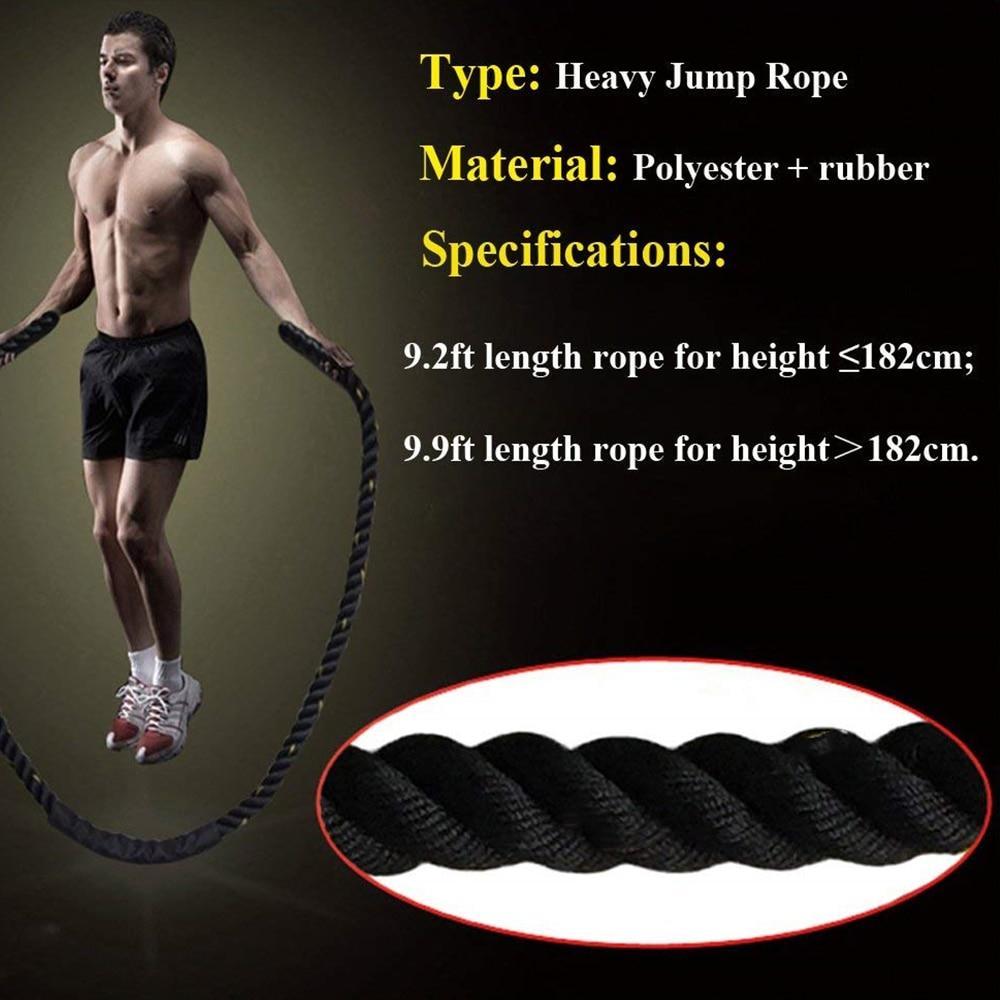 Fitness Heavy Jump Rope Crossfit Workouts Weighted Ropes Power Training