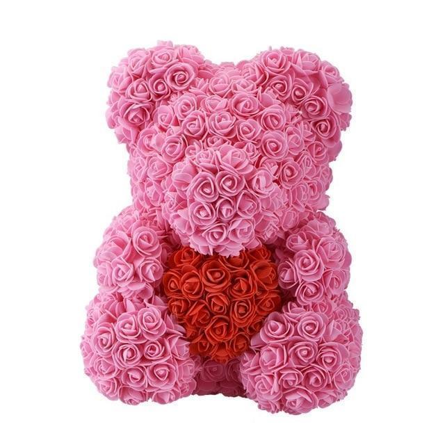 Rose Heart Teddy Bear