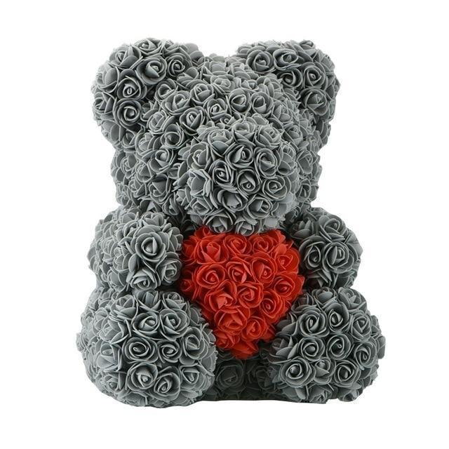 Rose Heart Teddy Bear