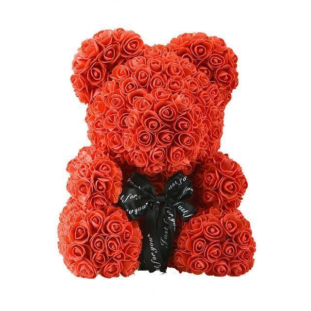 Rose Heart Teddy Bear