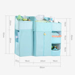 Portable Baby Crib Organizer - Diaper Hanging Organizer Baby Crib Organizer Trendy Household 