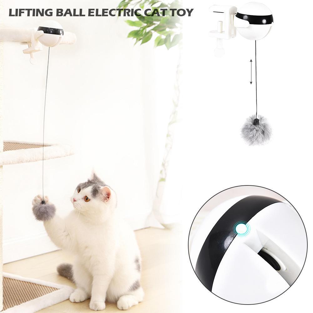 Interactive Electronic Motion Cat Toy Automatic Lifting Ball