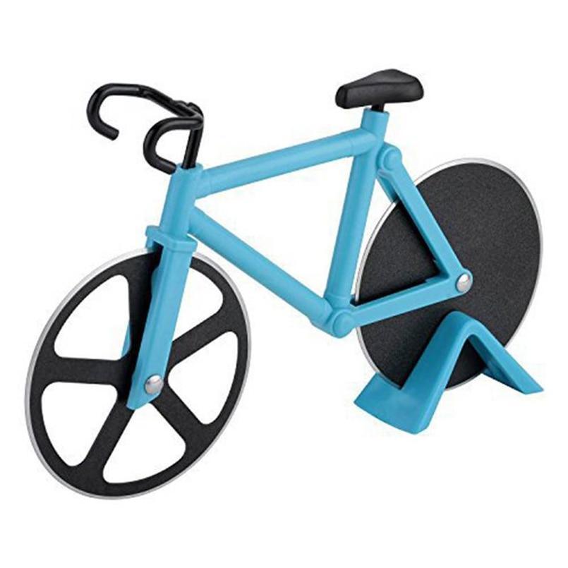 Bicycle Pizza Cutter pizza cutter Trendy Household blue 