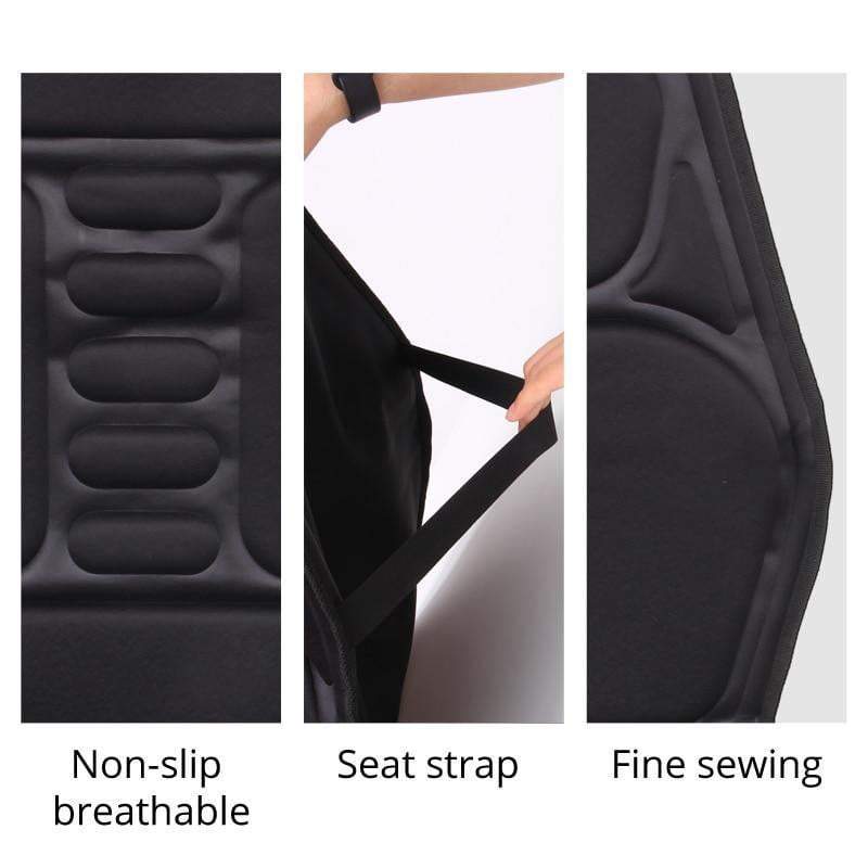 Portable Heated Back Massage Seat Pad for Home and Car