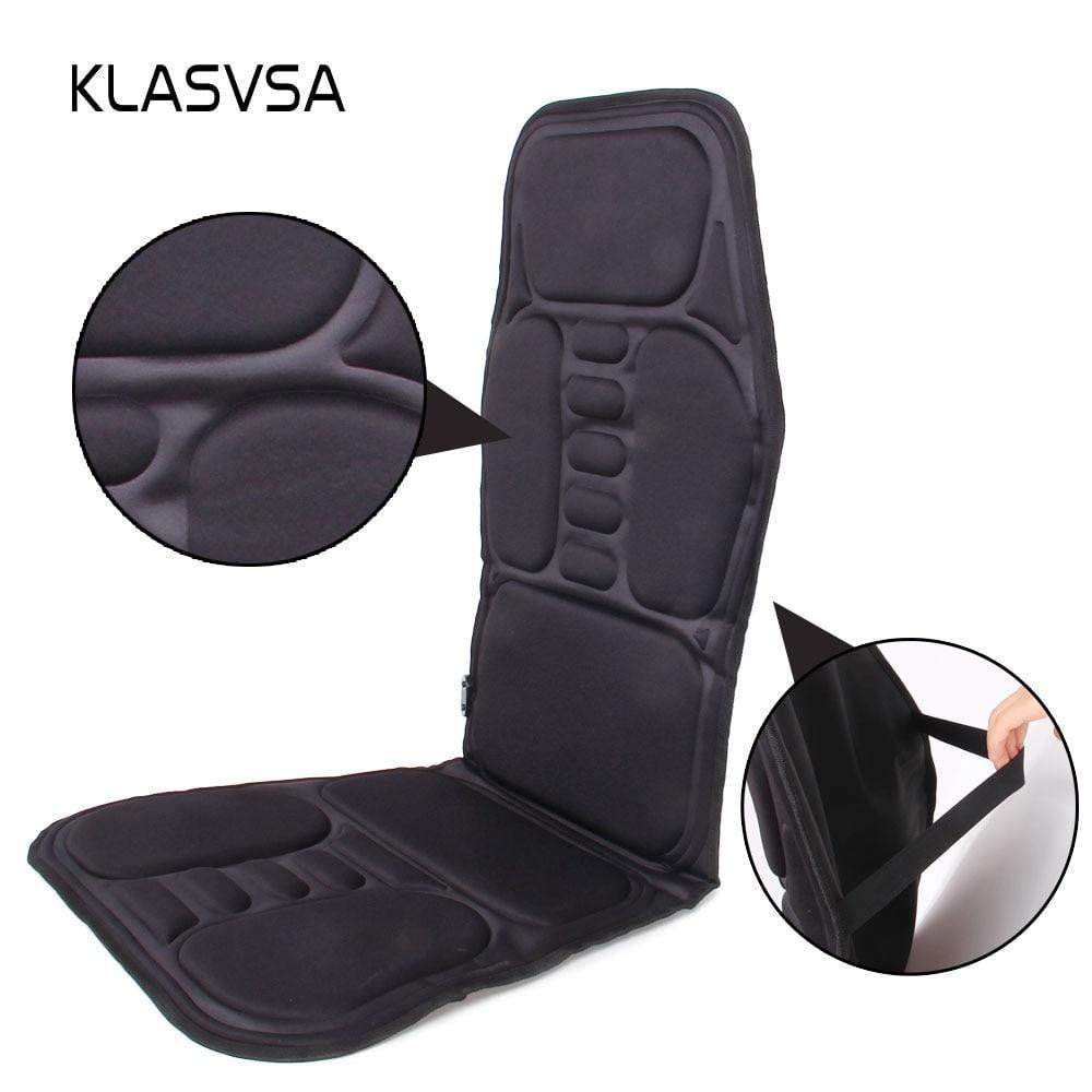 Portable Heated Back Massage Seat Pad for Home and Car