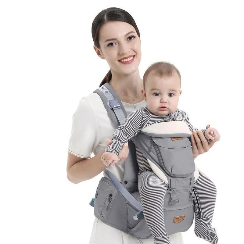 Ergonomic Breathable Baby Carrier with Hipseat