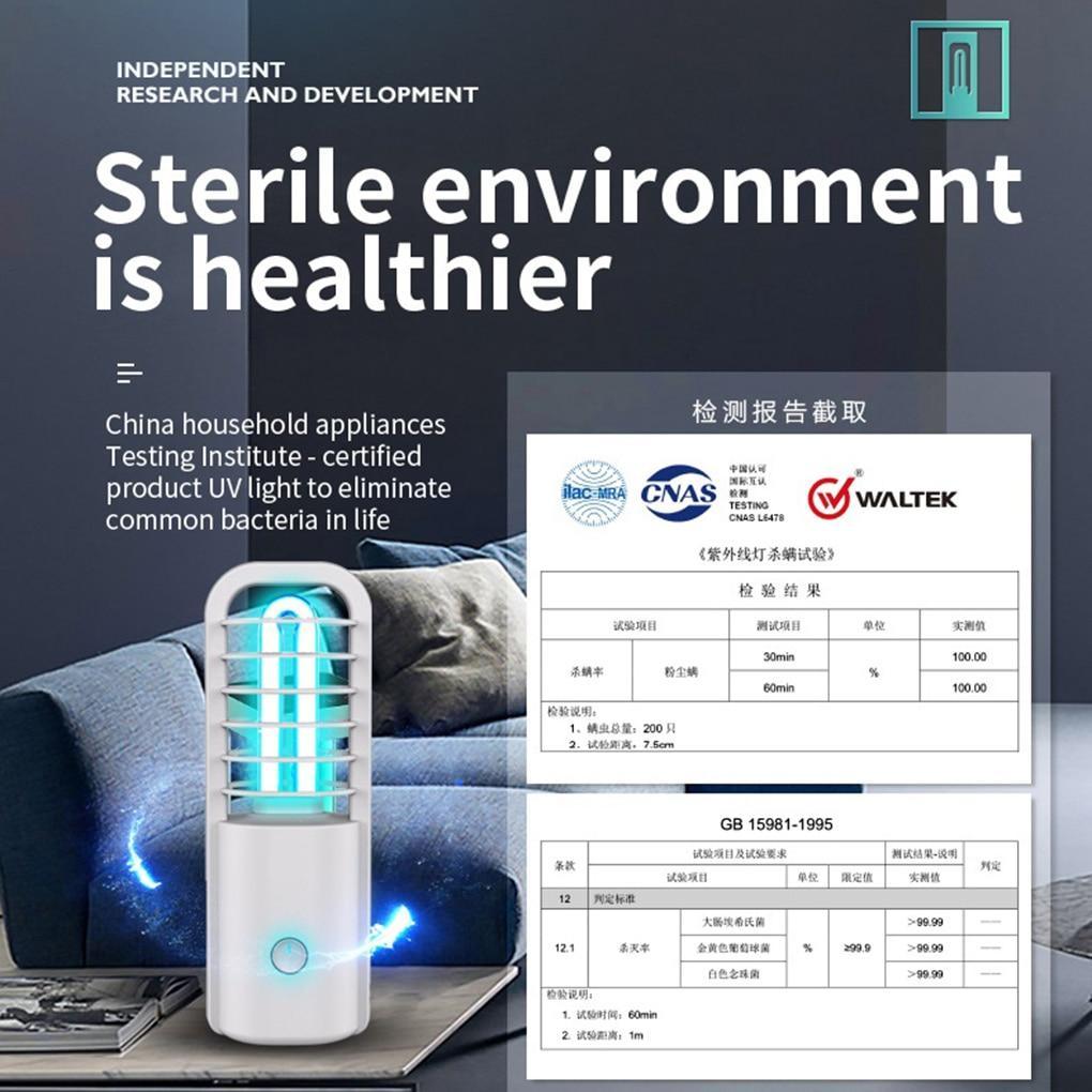 360 Degree Portable UV Light Sterilizer - Kills 99% Bacteria