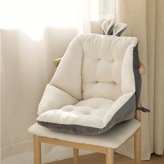 Semi-Enclosed Backrest Integrated Seat Cushion