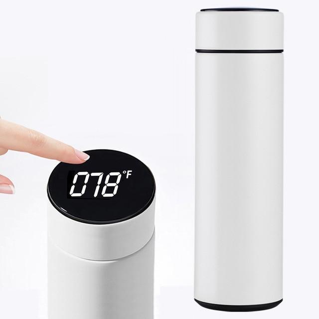 Intelligent Insulated Thermos Bottle with Temperature Display