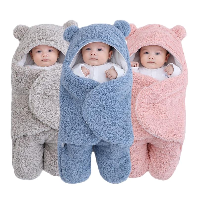 Bear Baby Swaddle Blanket Sleeping Bag