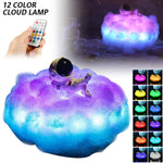 LED Colorful Clouds Astronaut Lamp Night Light