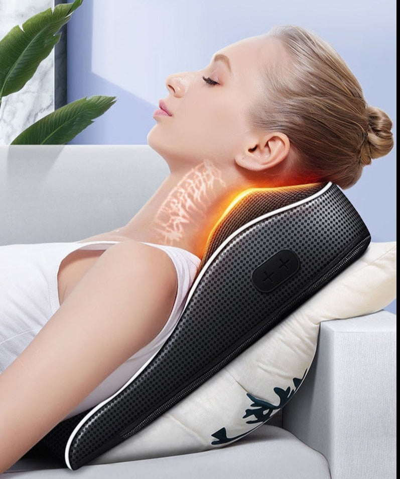 Electric Shiatsu Head Neck Cervical Traction Body Massager